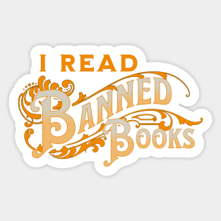 I Read Banned Books Sticker